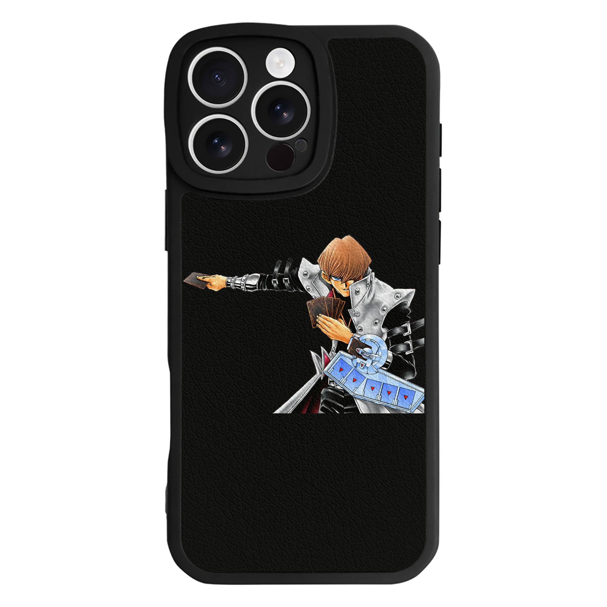 遊☆戯☆王 Yu-Gi-Oh! 【iPhone 16シリーズ対応】シリコンスマホケース（レザー調） 材質：シリコン